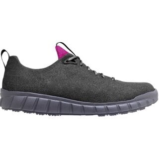 Ganter Sneaker Evo Merinowolle (Merino-Walkloden für guten Klimakomfort) schwarz/grau/pink Damen