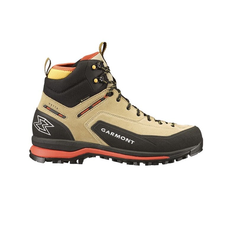 Garmont Trekking-/Wanderschuhe Vetta Tech GTX (Veloursleder, wasserdicht) beige/rot Herren