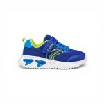 Geox Sneaker Assister blau/lime Jungen