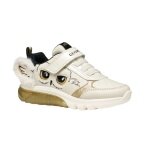 Geox Sneaker Ciberdron Harry-Potter - pearlweiss/natur Kleinkinder Mädchen