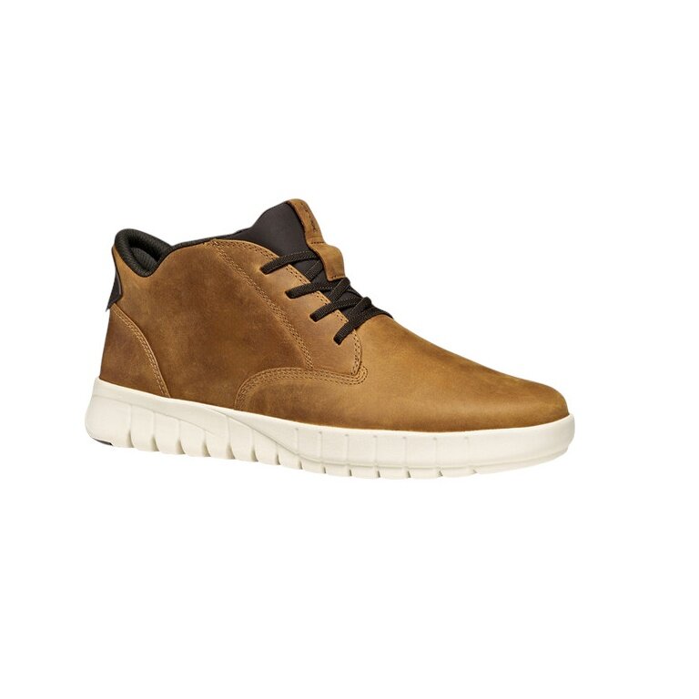 Geox Sneaker Flextride Plus Mid (Leder) braun Herren