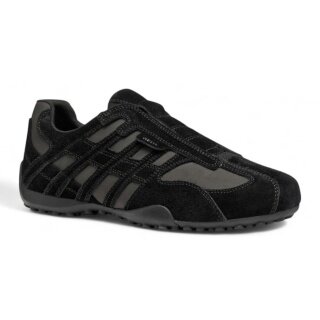 Geox Sneaker Snake Original A (Veloursleder/Nubukleder) schwarz Herren