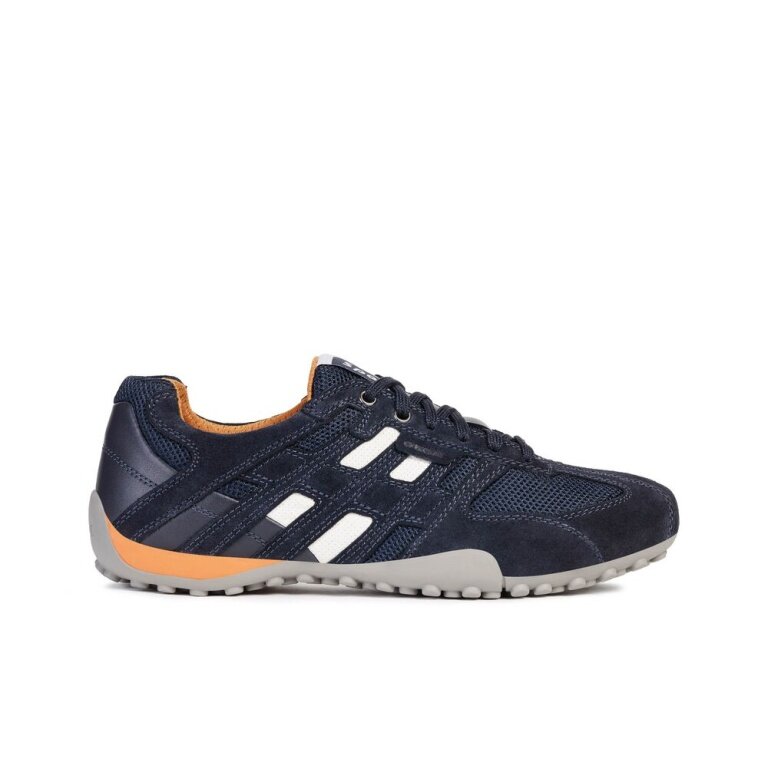 Geox Sneaker Uomo Snake (Veloursleder/Textil) navyblau Herren