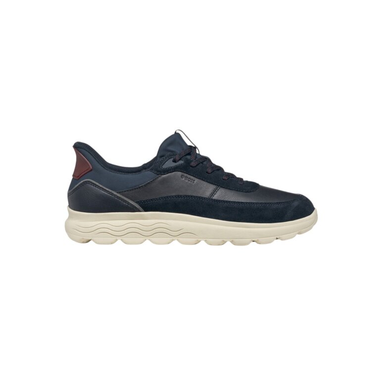 Geox Sneaker Spherica Plus A (Leder) navyblau Herren