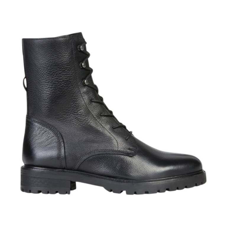 Geox Stiefel Hoara Leder schwarz Damen