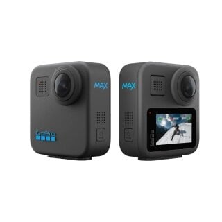 GoPro Kamera MAX 2025 - 3 Kameras in einer, 360°-Funktion, wasserdichtes Design - schwarz