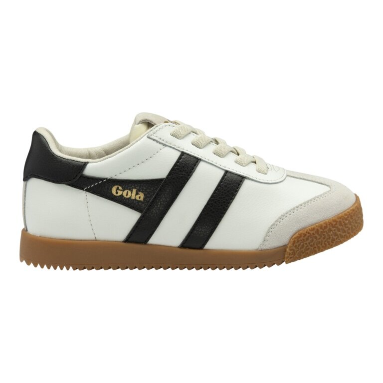 Gola Sneaker Elan 2026 (Wildleder, Schnürverschluss) weiss/schwarz Kinder