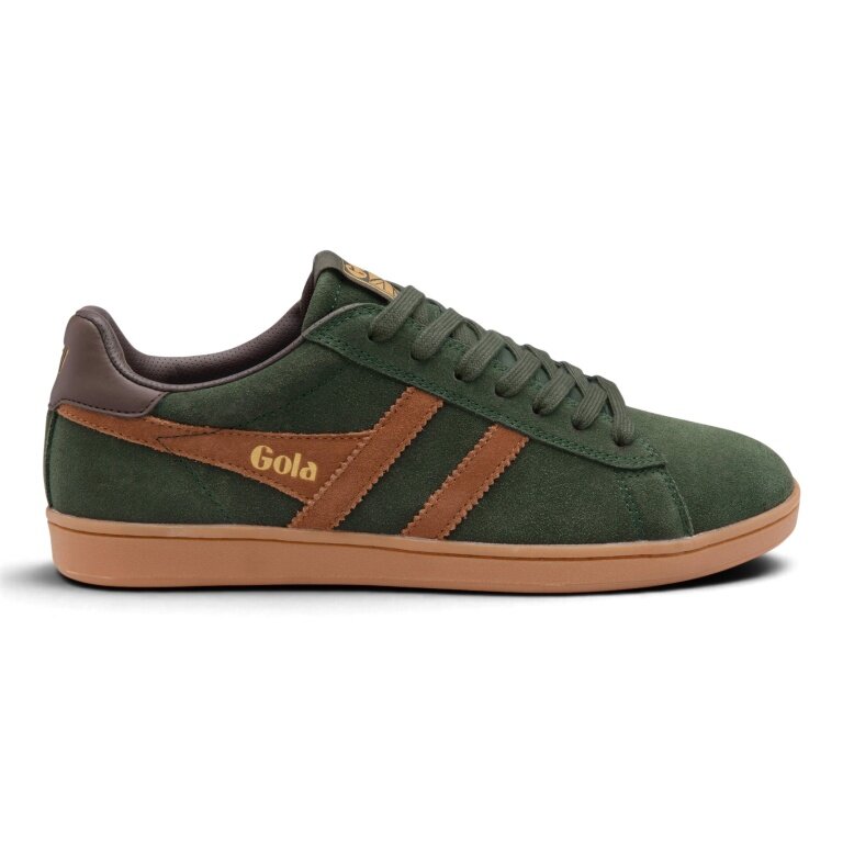 Gola Sneaker Equipe II Suede-Leder 2026 khakigrün/braun Herren