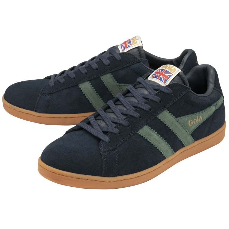 Gola Sneaker Equipe Suede-Leder navyblau/sage/gum Herren