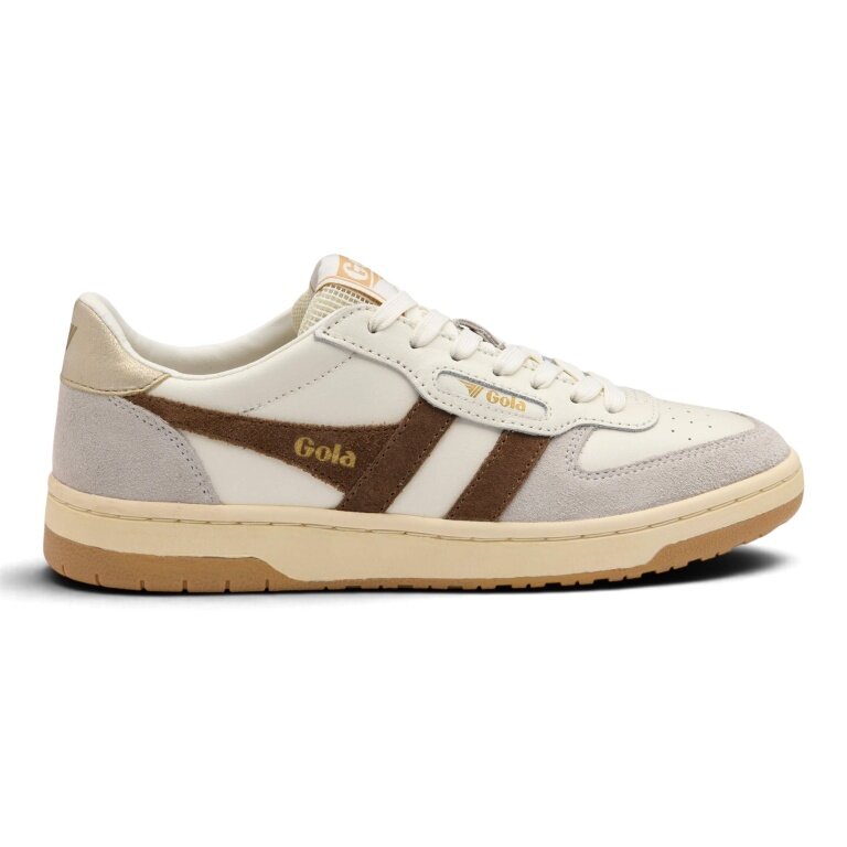 Gola Sneaker Hawk 2026 off white/otter/gold Damen