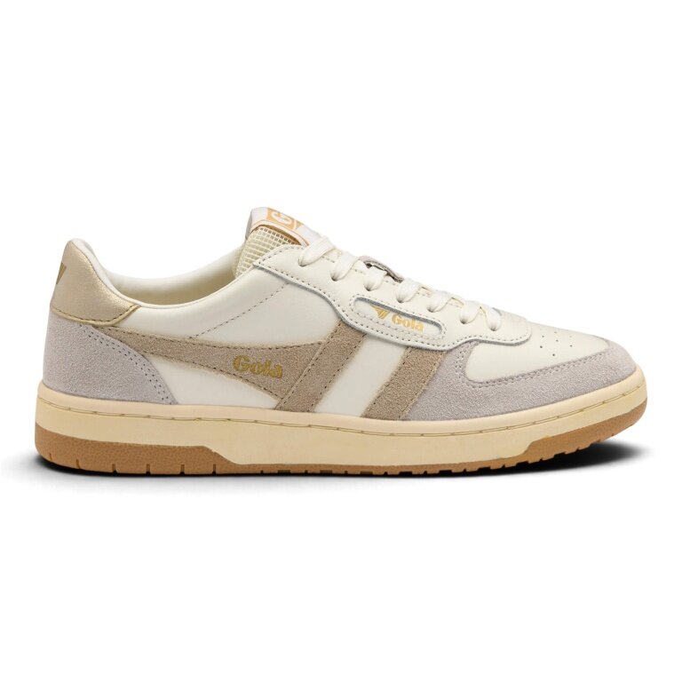 Gola Sneaker Hawk 2026 off white/bone/gold Damen