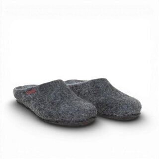 Gottstein Hausschuhe Magicfelt 709 (100% Wolle) anthrazitgrau (Größe 43-46)