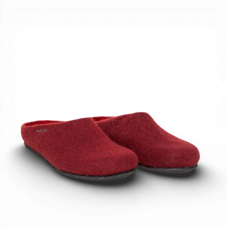 Gottstein Hausschuhe Magicfelt 709 (100% Wolle) bordeaux (Größe 36-42)
