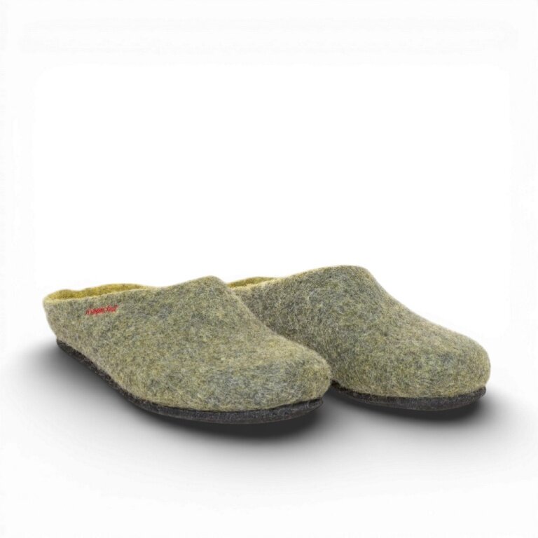 Gottstein Hausschuhe Magicfelt 709 (100% Wolle) dunkelgelb (Größe 43-46)