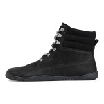 Grand Step Shoes Winterstiefel-Barfussschuhe Nox Barefoot Lace Bootie (Nubukleder) schwarz