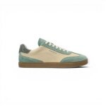 Groundies Sneaker Panama (Zero Drop, breite Zehenbox) beige/mintgrün Herren
