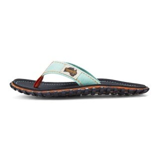 Gumbies Zehensandalen Original Flip Flops Tricolor Black schwarz/hellblau