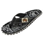 Gumbies Zehensandalen Original Flip Flops Midnight schwarz/grau Herren