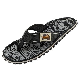 Gumbies Zehensandalen Original Flip Flops Midnight schwarz/grau Herren