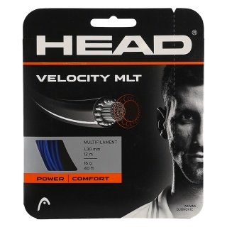 Head Tennissaite Velocity MLT (Armschonung+Touch) blau 12m Set