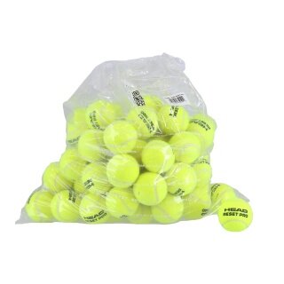 Head Tennisbälle Reset Pro (drucklos, Ballmaschine) gelb <b>72er im Polybag</b>