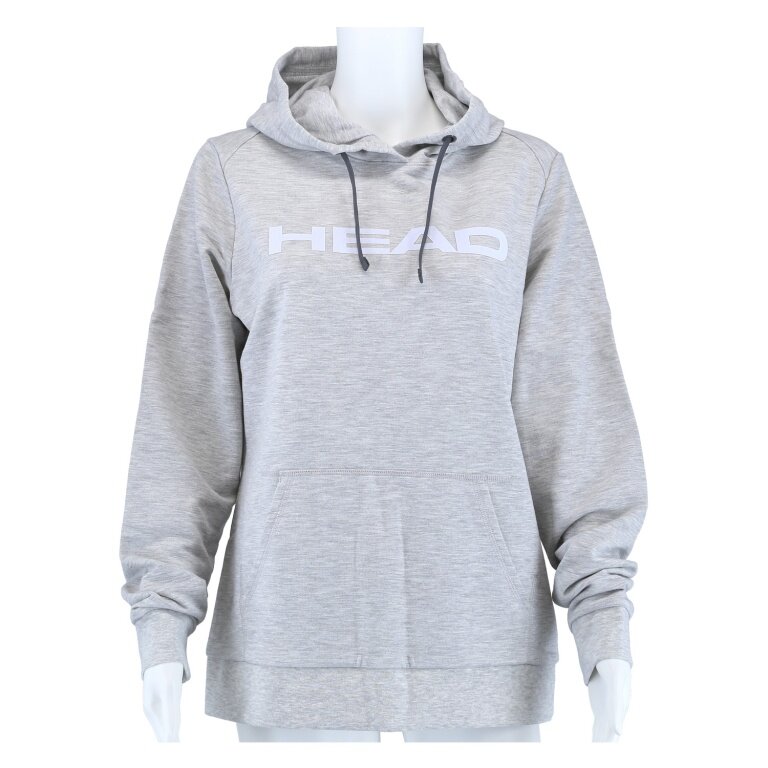 Head Kapuzenpullover Club Original Hoodie (Baumwollmix) grau Damen
