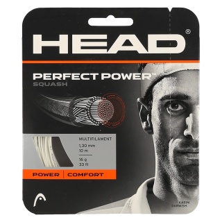 Head Perfect Power 1.30 weiss Squashsaite