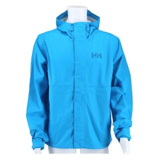 Helly Hansen Softshelljacke Loke 2.0 (leicht, wasserdicht, winddicht, atmungsaktiv) cyanblau Herren
