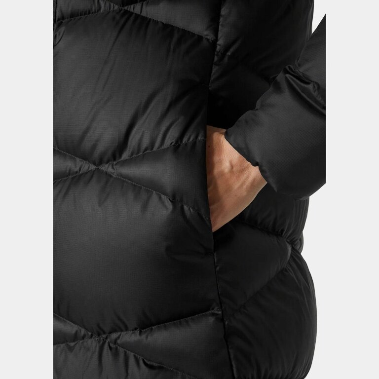 bestellen versandkostenfrei Down online Hansen Tundra Coat (sehr warm, Helly Damen Daunenmantel schwarz Daunenparka)