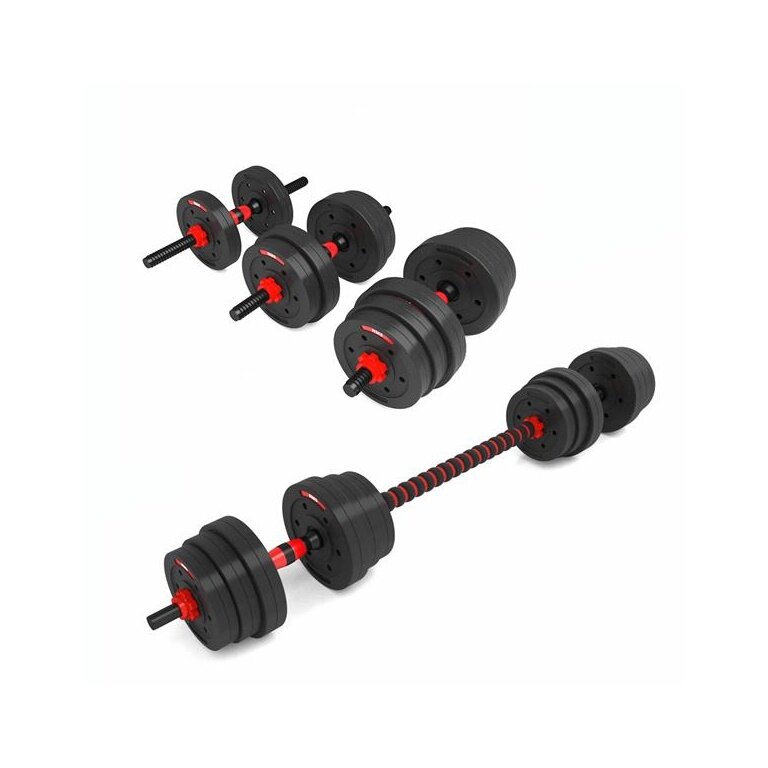 HMS Fitness SGP20 Kurzhantel-Langhantelset 20kg