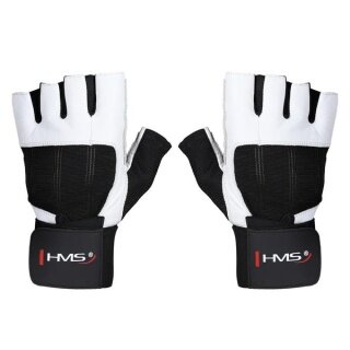 HMS Fitness Handschuhe RST04 weiss/schwarz