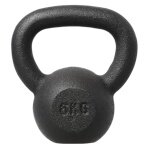 HMS Fitness Kugelhantel Kettlebell KZG06 schwarz 6,0kg - 1 Stück -