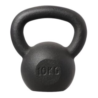 HMS Fitness Kugelhantel Kettlebell KZG10 schwarz 10kg - 1 Stück -