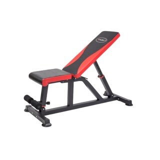 HMS Fitness Hantelbank L8015 schwarz/rot - 1 Stück -