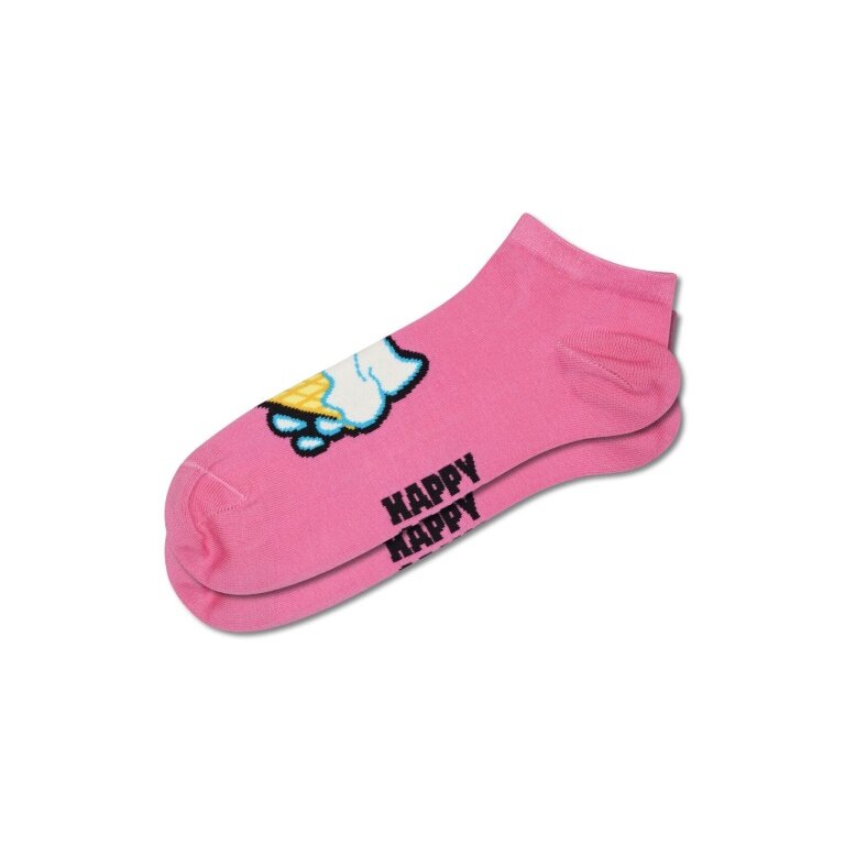 Happy Socks Tagessocke Sneaker Low Ice Cream (Eiscreme) pink - 1 Paar