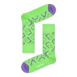Happy Socks Tagessocke Crew The Simpsons Bart (Bio-Baumwolle) hellgrün - 1 Paar