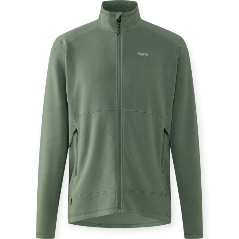 Haglöfs Fleecejacke Buteo Mid II (Polartec® Microfleece, warm, leicht) grün Herren