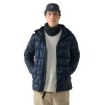 Haglöfs Isolationsjacke Hede Down Hood (leichte Daunenjacke) dunkelblau Herren