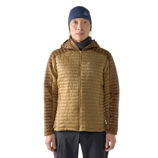 Haglöfs Isolationsjacke L.I.M Mimic II Hood (superleichtes, reißfestes Pertex Quantum) braun Herren