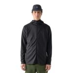 Haglöfs Fleecejacke Korp Mid Hood (Midlayer, atmungsaktiv) schwarz Herren