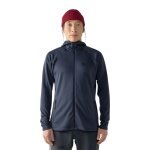 Haglöfs Fleecejacke Korp Mid Hood (Midlayer, atmungsaktiv) dunkelblau Herren
