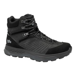 Hanwag Winter-Wanderschuhe Bluerstrait Mid ES (Nubuk- und Veloursleder, wasserdicht) schwarz Herren