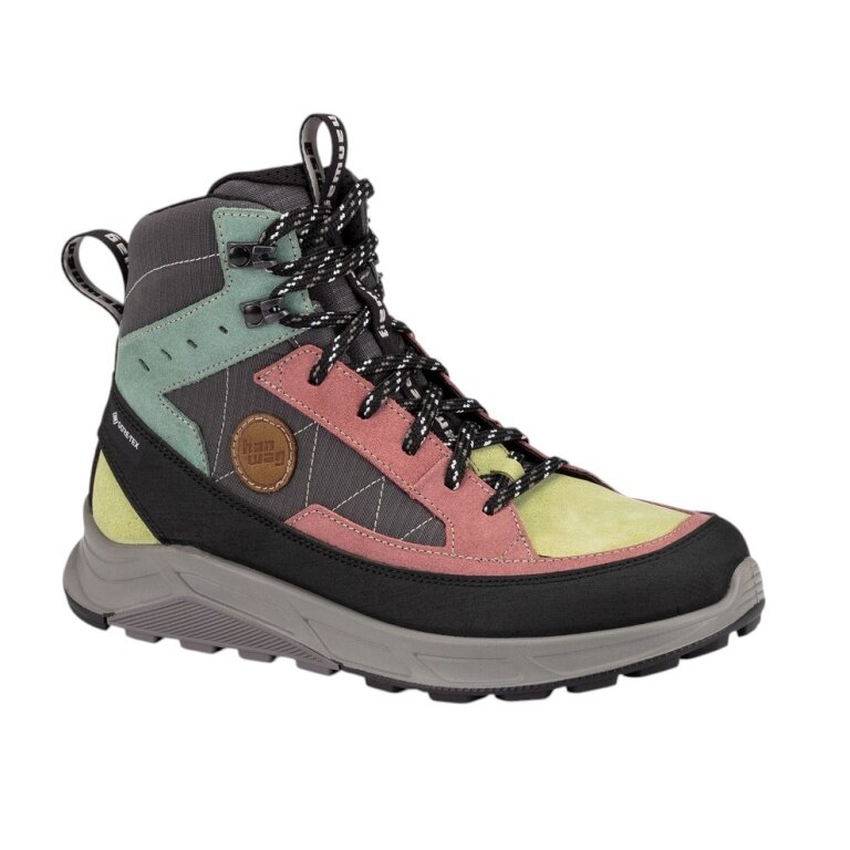 Hanwag Wanderschuhe Rotpunkt Light MID GTX (Veloursleder/Synthetik, wasserdicht) bunt Damen
