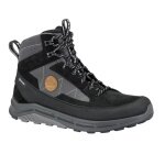 Hanwag Wanderschuhe Rotpunkt Light MID GTX (Veloursleder/Textil, wasserdicht) schwarz/anthrazitgrau Herren
