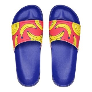 Happy Socks Badeschuhe Banana Slider dunkelblau/rot/gelb - 1 Paar