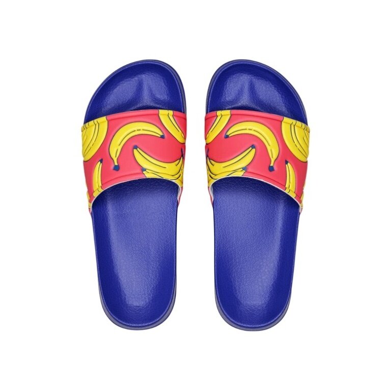 Happy Socks Badeschuhe Banana Slider dunkelblau/rot/gelb - 1 Paar