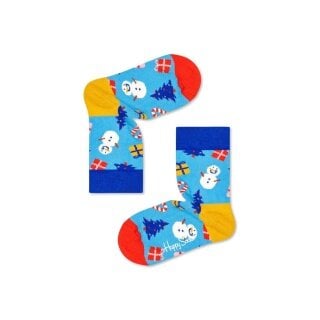 Happy Socks Tagessocke Crew Kids Bring it on Sock blau Kinder - 1 Paar