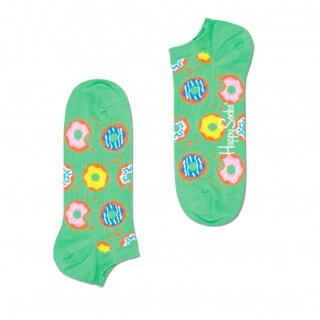 Happy Socks Tagessocke Sneaker Donut grün - 1 Paar