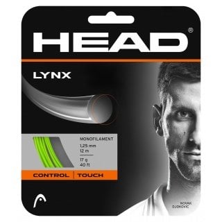 Head Tennisssaite Lynx (Haltbarkeit) lime 12m Set