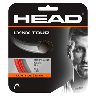 Head Tennissaite Lynx Tour (Kontrolle+Spin) orange 12m Set